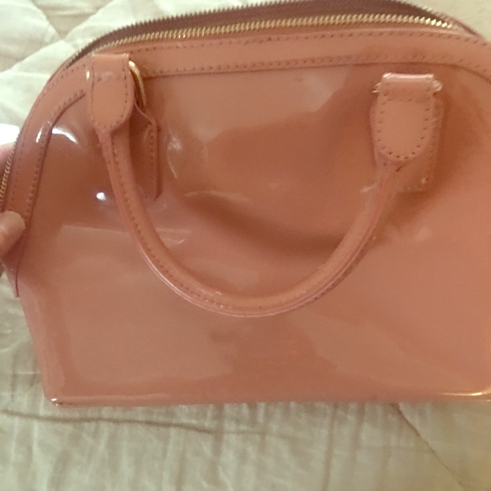 BCBG patent leather purse